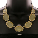 Mi Amore Necklace-Earring-Set Yellow/Gold-Tone