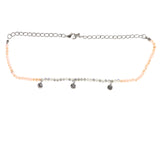 Mi Amore Choker-Necklace Blue/Silver-Tone
