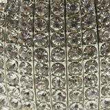 Mi Amore Sparkling Crystal Stretch-Bracelet Silver 1 Size Fits All