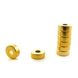 4mm Magnetic Spacer Goldplate Dancing Bead 100Pc SPMG24