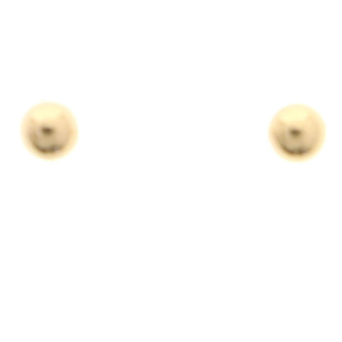 Mi Amore 925 Sterling Silver Stud-Earrings Gold-Vermeil