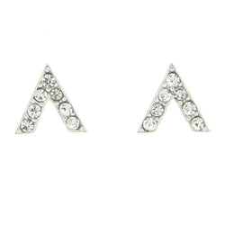 Mi Amore 925 Sterling Silver Stud-Earrings Silver