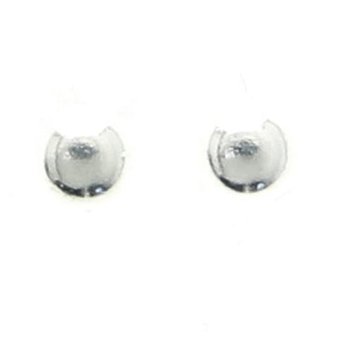 Mi Amore 925 Sterling Silver Stud-Earrings Silver