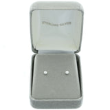 Mi Amore 925 Sterling Silver Stud-Earrings Silver