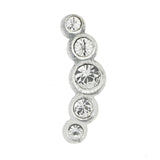 Mi Amore 925 Sterling Silver 16G Helix 1/4" Long Post Body-Jewelry Silver