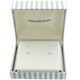 Mi Amore 925 Sterling Silver Stud-Earrings Silver