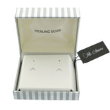 Mi Amore 925 Sterling Silver Stud-Earrings Silver