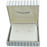 Mi Amore 925 Sterling Silver Stud-Earrings Silver