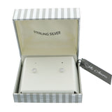 Mi Amore 925 Sterling Silver Stud-Earrings Silver