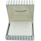 Mi Amore 925 Sterling Silver Stud-Earrings Silver