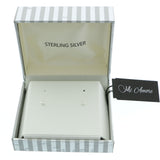 Mi Amore 925 Sterling Silver Stud-Earrings Silver