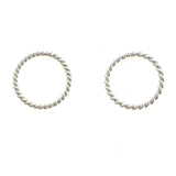 Mi Amore 925 Sterling Silver Ring Stud-Earrings Silver