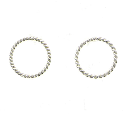 Mi Amore 925 Sterling Silver Ring Stud-Earrings Silver