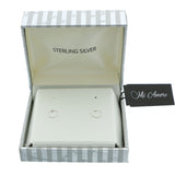 Mi Amore 925 Sterling Silver Ring Stud-Earrings Silver
