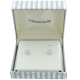 Mi Amore 925 Sterling Silver Stud-Earrings Silver