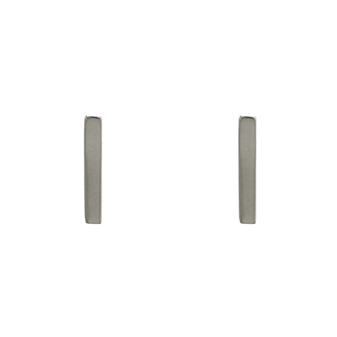 Mi Amore 925 Sterling Silver Stud-Earrings Silver