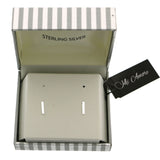 Mi Amore 925 Sterling Silver Stud-Earrings Silver