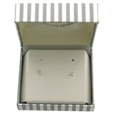 Mi Amore 925 Sterling Silver Cube Stud-Earrings Silver