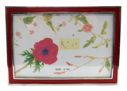 Picture frame made of metal, comes in assorted colors PF121