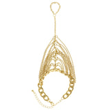 Mi Amore Ring Adjustable Extender Bangle-Bracelet Gold-Tone