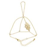 Mi Amore Ring Adjustable Extender Bangle-Bracelet Gold-Tone
