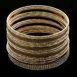 Mi Amore Glitter Bracelet-Set Gold-Tone