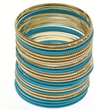 Mi Amore Bracelet-Set Gold-Tone/Blue
