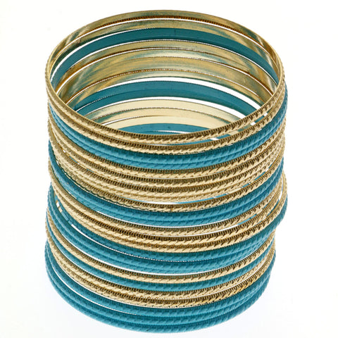 Mi Amore Bracelet-Set Gold-Tone/Blue
