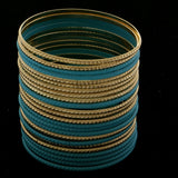 Mi Amore Bracelet-Set Gold-Tone/Blue