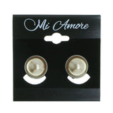 Mi Amore Clip-On-Earrings Silver-Tone/Gold-Tone