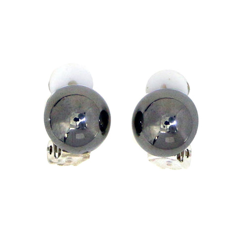 Mi Amore Clip-On-Earrings Gray