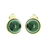 Mi Amore Clip-On-Earrings Gold-Tone/Green