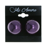 Mi Amore Clip-On-Earrings Purple