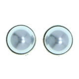 Mi Amore Clip-On-Earrings Silver-Tone/Gray