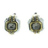 Mi Amore Clip-On-Earrings Silver-Tone/Gold-Tone