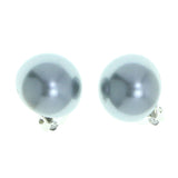 Mi Amore Clip-On-Earrings Gray