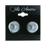 Mi Amore Clip-On-Earrings Gray