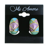Mi Amore Clip-On-Earrings Gold-Tone/Multicolor