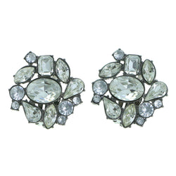 Mi Amore Clip-On-Earrings Gray