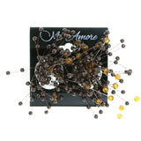 Mi Amore Clip-On-Earrings Brown