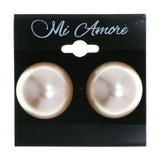 Mi Amore Clip-On-Earrings Pink