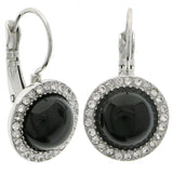 Mi Amore Dangle-Earrings Silver-Tone/Black