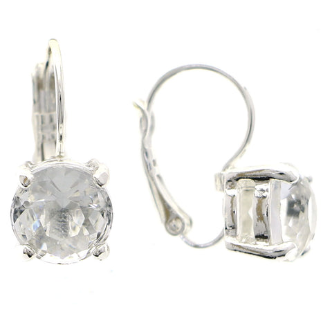 Mi Amore Dangle-Earrings Silver-Tone