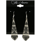 Mi Amore Dangle-Earrings Silver-Tone