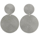 Mi Amore Dangle-Earrings Silver-Tone
