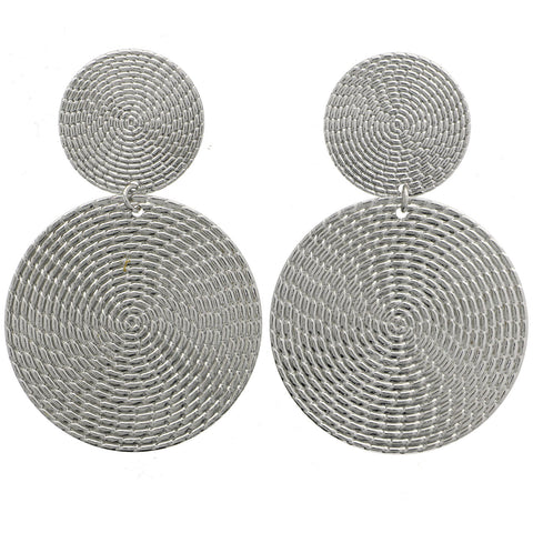 Mi Amore Dangle-Earrings Silver-Tone
