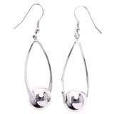 Mi Amore Dangle-Earrings Silver-Tone