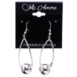 Mi Amore Dangle-Earrings Silver-Tone