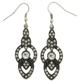 Mi Amore Dangle-Earrings Silver-Tone