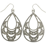 Mi Amore Dangle-Earrings Silver-Tone